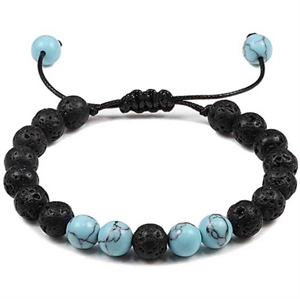 Blue Clake parel armband lava