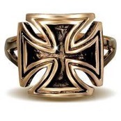 Bronzen ring "Maltezer" 