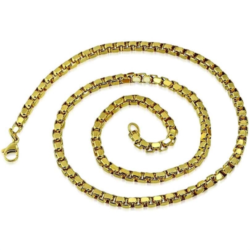 Xgold herenketting verguld 60cm / 4,5mm