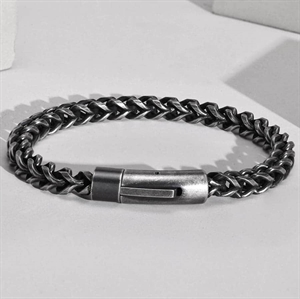 Dark Ox heren armband staal