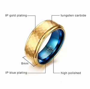 Duetone wolfraamcarbide ring 