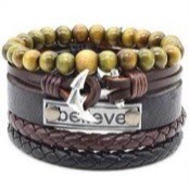 Believe Armband set 4 stuks.