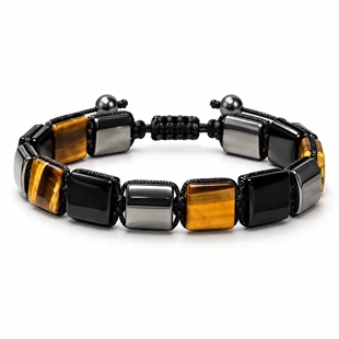 Macramé herenarmband