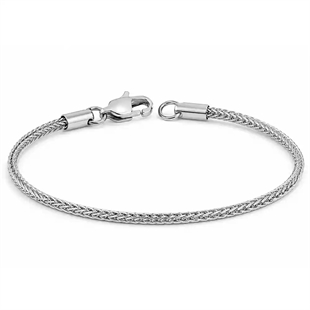 Minimalistische armband van roestvrij staal 2,5 mm – Moderne Rope Chain