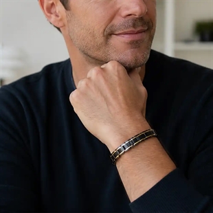magneetarmband in zwart