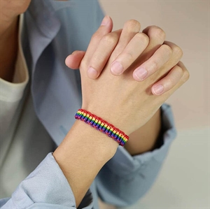Handgemaakte Pride Armband