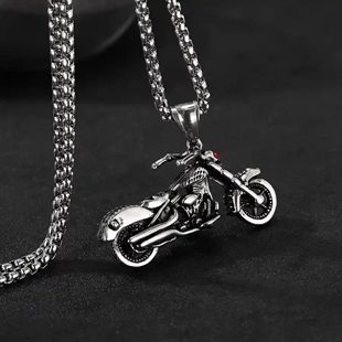 Roestvrijstalen motorfiets