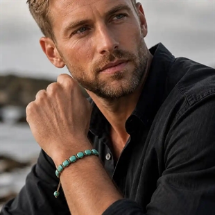 Boheme Turquoise Spirit – Herenarmband kralen