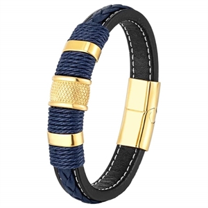 Goudbruine Crawe heren armband.