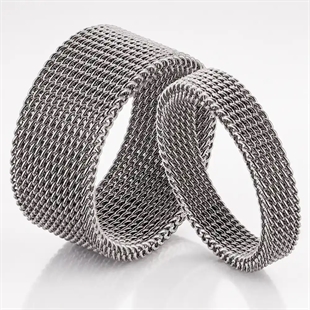 Nett steel verlovingsring