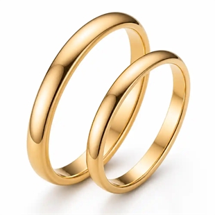 Tungsten verlovingsring "Golden"