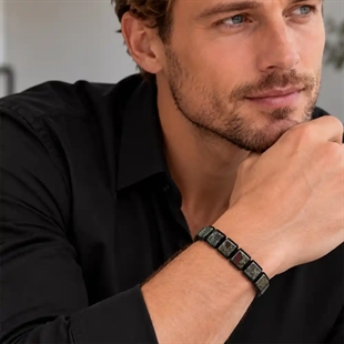 Lhasa Macramé armband voor mannen