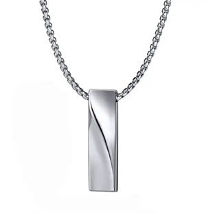BRK Elegante roestvrijstalen ketting voor mannen