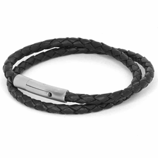 Baya kunstlederen armband 4mm