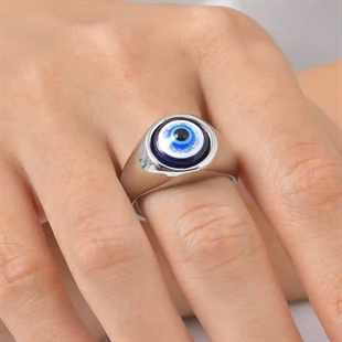 Evil Eye Herenring – Roestvrij Staal
