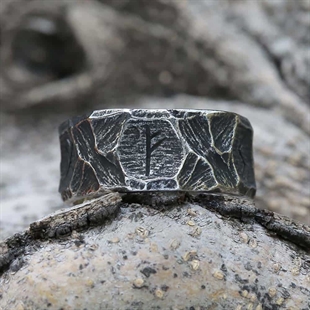 Oude Viking / Roestvrij stalen ring 