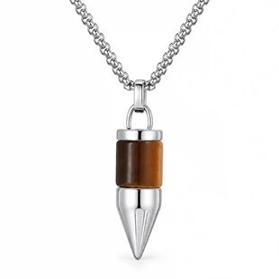 BulletCore Tiger Eye – Herenketting voor mannen