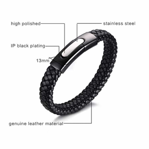 Baylish herenarmband 20 cm