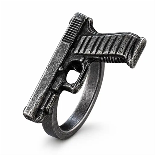Maverick – geoxideerde statementring met ruw design