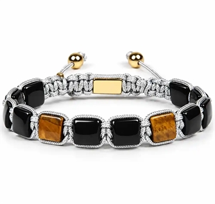 Grijze Delayat Armband handgemaakt