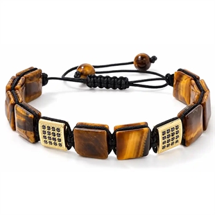 Marvey herenarmband macrame
