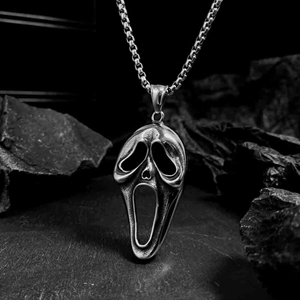 Scream ketting van roestvrij staal