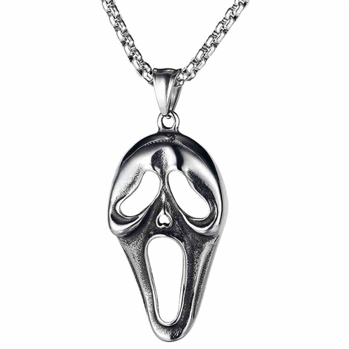 Scream ketting van roestvrij staal