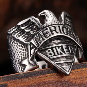 Amerikaanse biker ring