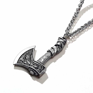 Oude bijl viking ketting