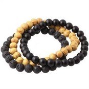 "Trible" parel armband 3 stuks