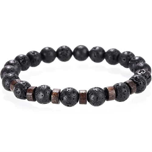 Lava parel armband 