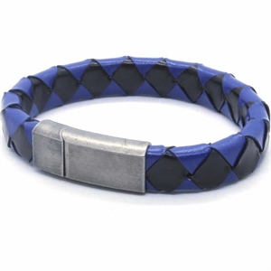 Blauw/Zwart Netri Armband