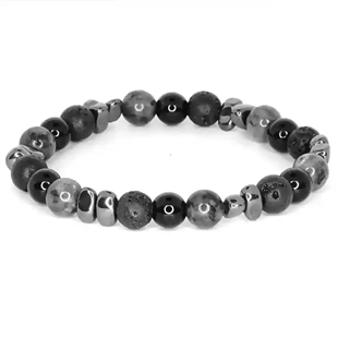Obsidian Stone Armband – Herenarmband 8 mm