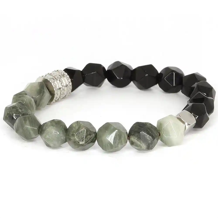 Nordic Balance – Armband met groene natuurstenen