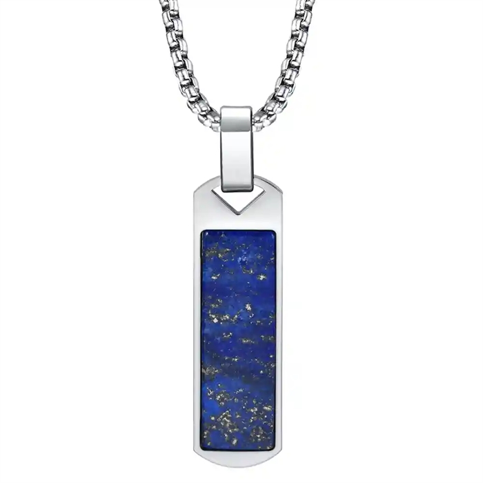blauwe ketting voor mannen
