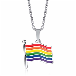 Regenboogvlaggenketting