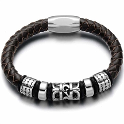 Real X Leren Armband