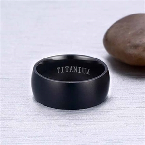  Titanium ring voor mannen