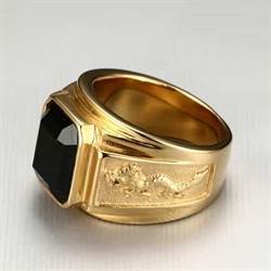 Gouden Draak ring.