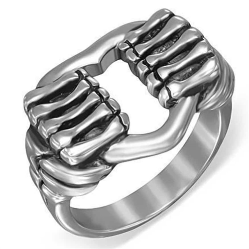 Schedel mannen ring "Ringen"