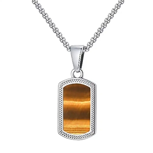tigereye ketting voor mannen