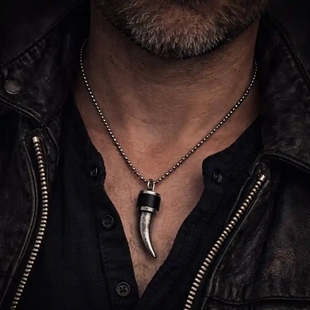 Ketting "Chapo zwart" 65cm