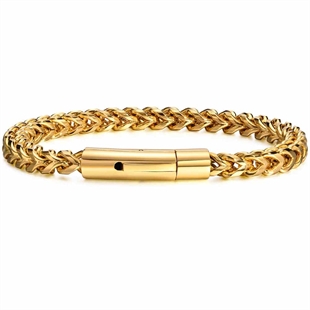 Ox gouden stalen armband IP