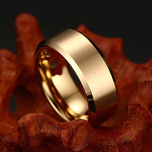 F2 Artan Gold wolfraam ring zwart mat