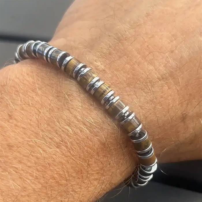 herenarmband kralen