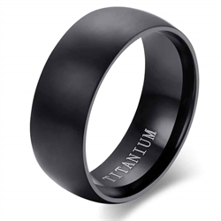  Titanium ring voor mannen
