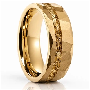 Aurelio–PVD vergulde tungstenring